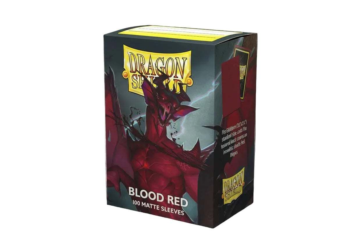 Dragon Shield Standard Sleeves - Matte Blood Red