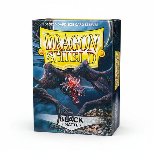 Dragon Shield Standard Sleeves - Matte Black