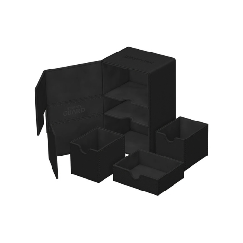 Ultimate Guard Twin Flip'n'Tray 160+ Xenoskin – Zwart