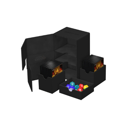 Ultimate Guard Twin Flip'n'Tray 160+ Xenoskin – Zwart