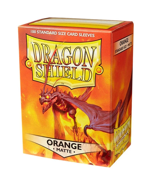 Dragon Shield Standard Sleeves - Matte Orange