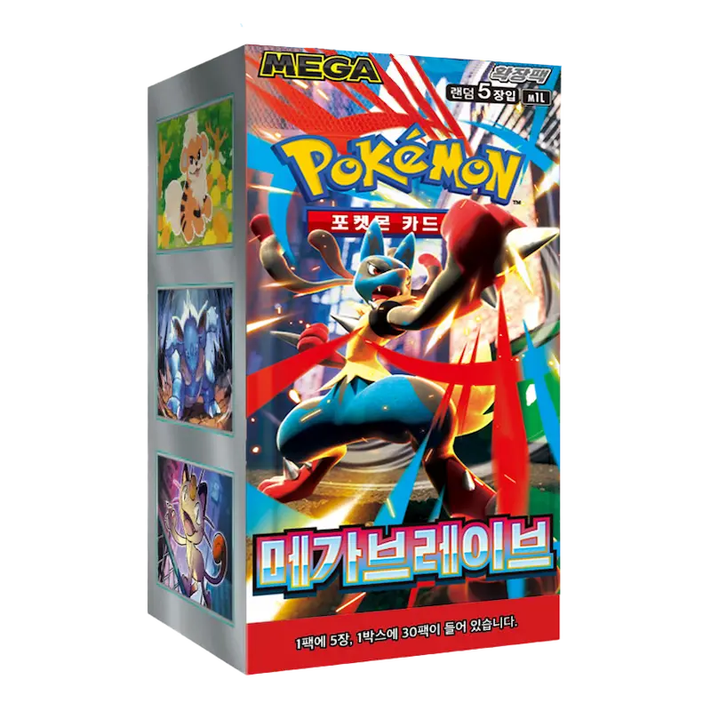Pokémon Mega Brave Booster Box Koreaans