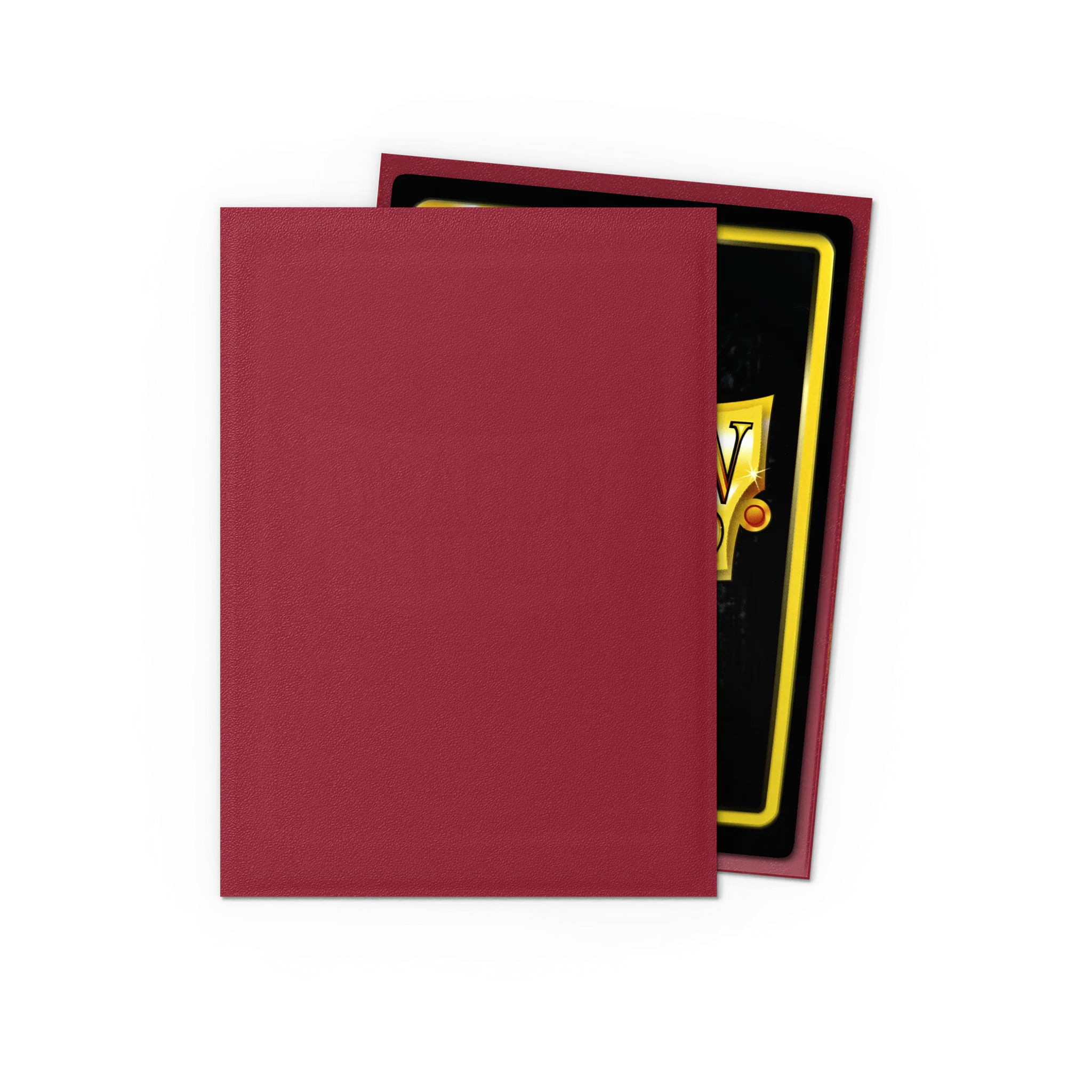Dragon Shield Standard Sleeves - Matte Blood Red