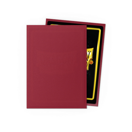 Dragon Shield Standard Sleeves - Matte Blood Red